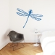 Dragonfly Blue Wall Decal