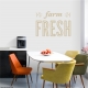 Farm Fresh Wall Quote Decal