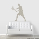 Male Tennis Player Wall Decal