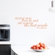 The Best People Persimmon Wall Quote Decal