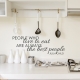 The Best People Wall Quote Decal