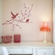 Branch  with Dots and Birds Wall Decal