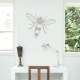 Wasp Warm Grey Wall Decal