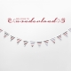 Welcome to Wonderland Wall Decal - Dark Red