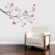 Butterfly Flower Branch Wall Decal