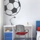 Corner Soccer Ball Wall Decal