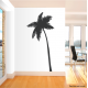 Leaning Palm Tree Wall Art Decal