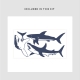 Shark Trio Wall Decal KIt