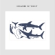 Shark Trio Wall Decal KIt