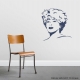 Tina Turner Wall Decal Dark Blue