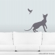 Cat and Canary Wall Decal Storm