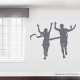 Runners Storm Grey Wall Decal