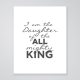 All Mighty King - Art Print