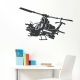 Apache Helicopter Wall Decal