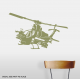 Apache Helicopter Wall Decal