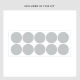 Giant Polka Dots Wall Decal Kit
