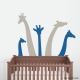 Giraffe Silhouettes Wall Decal