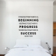 Henry Ford Success Wall Quote Decal