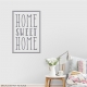 Home Sweet Home Wall Quote Decal \ Wallums Wall Decals