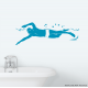 Male Swimmer Wall Decal