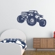 Monster Truck Wall Decal