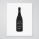 Save Water Drink Wine - Art Print