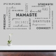 Yoga Words Wall Quote Decal