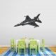 Aircraft Jet Wall Decal in Black